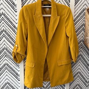 Tahari Mustard Blazer Jacket